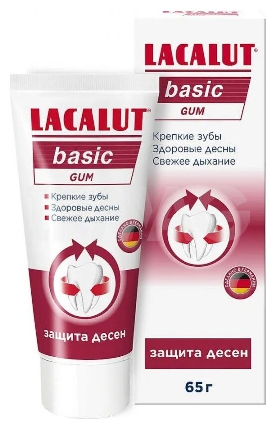 Зубная паста Защита десен Basic Gum Lacalut