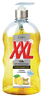 Гель для мытья посуды Лимон и Имбирь XXL ROMAX