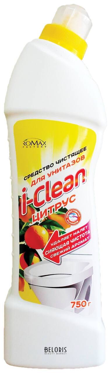 Средство чистящее для унитазов Цитрус ROMAX I-clean