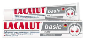 Зубная паста Отбеливание Basic White Lacalut