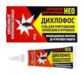 Гель для уничтожения тараканов и муравьёв Нео  Дихлофос