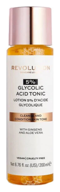 Тоник для лица очищающий 5% Glycolic Acid Tonic Revolution Skincare