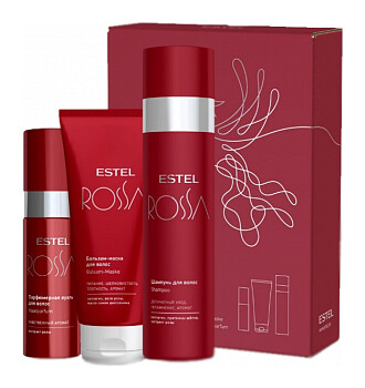 Набор Rossa Шампунь, бальзам-маска, парфюмерная вуаль  Estel Professional