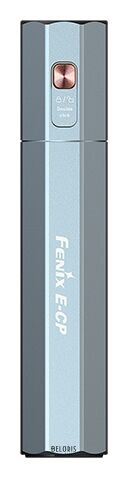 Фонарь E-CP с функцией повербанка, голубой Fenix