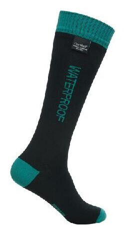 Водонепроницаемые гетры Wading черный/зеленый S (36-38)  Dexshell