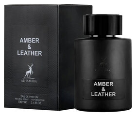 Парфюмерная вода мужская Amber & Leather Maison Alhambra