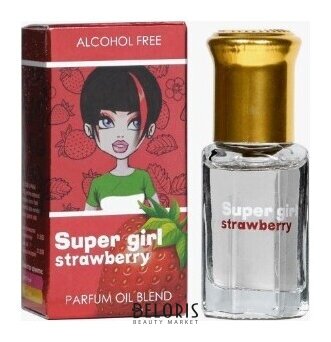 Парфюмерное масло Super Girl Strawberry, 6 мл Неолайн