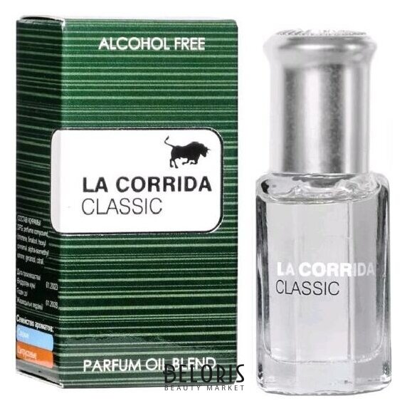 Парфюмерное масло мужское La Corrida Classic, 6 мл Неолайн