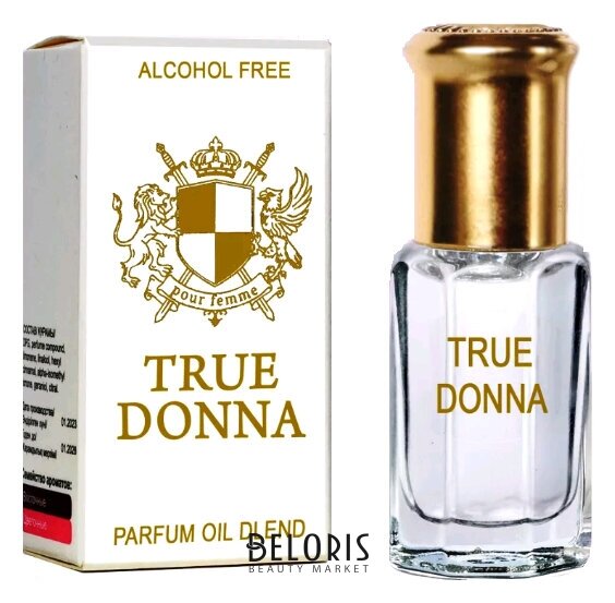 Парфюмерное масло True Donna, 6 мл Неолайн