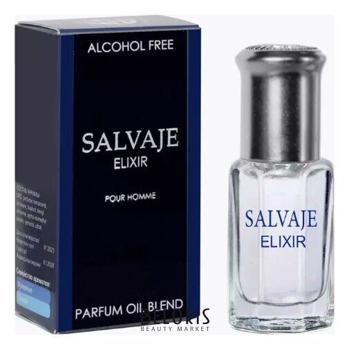 Парфюмерное масло мужское Salvaje Elixir, 6 мл Неолайн