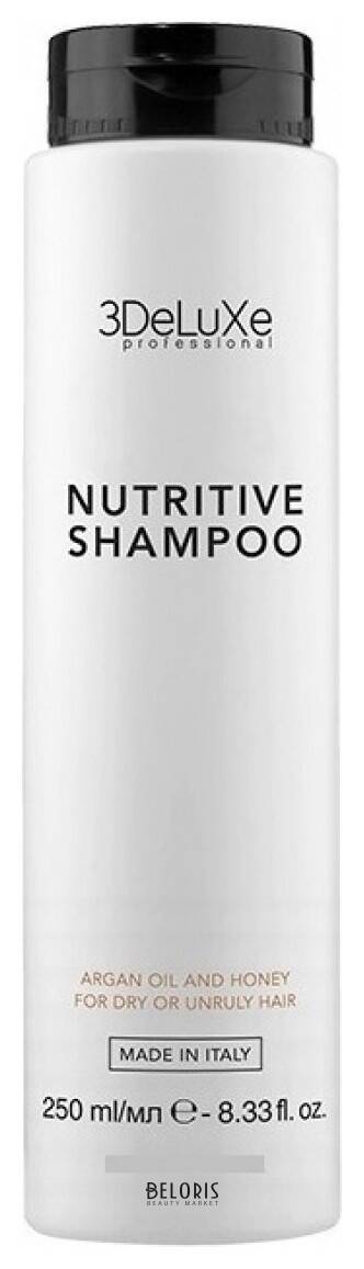 Шампунь для сухих и поврежденных волос Shampoo Nutritive 3DELUX