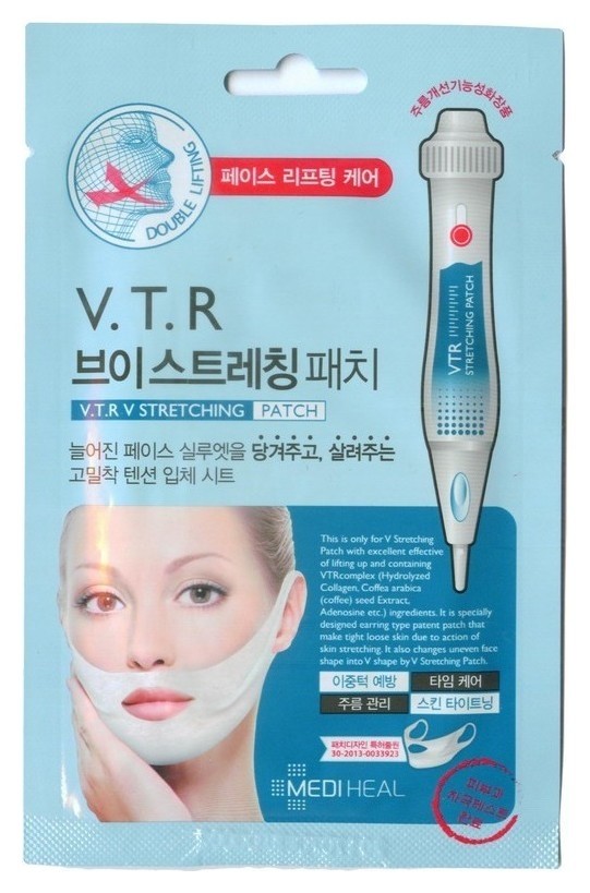 

Маска для подтяжки нижней части лицаl "V.t.r stretching patch"