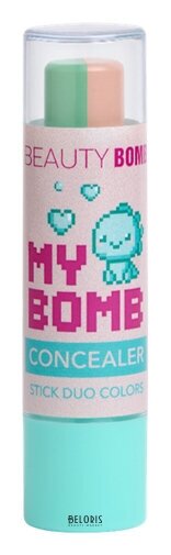 Консилер-стик для лица двухцветный Bomb Concealer Beauty bomb