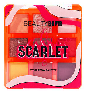 Палетка теней "Scarlet" Beauty bomb