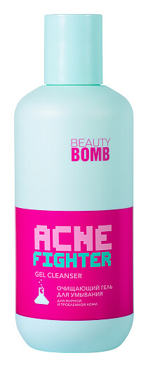 Очищающий гель для жирной и проблемной кожи "Acne Fighter"  Beauty bomb