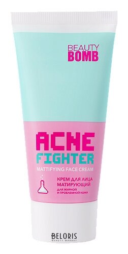 Крем для лица матирующий для жирной и проблемной кожи Acne Fighter  Beauty bomb Acne Fighter