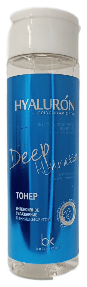 Тонер для лица Интенсивное увлажнение с финиш-эффектом Belkosmex Hyaluron Deep Hydration