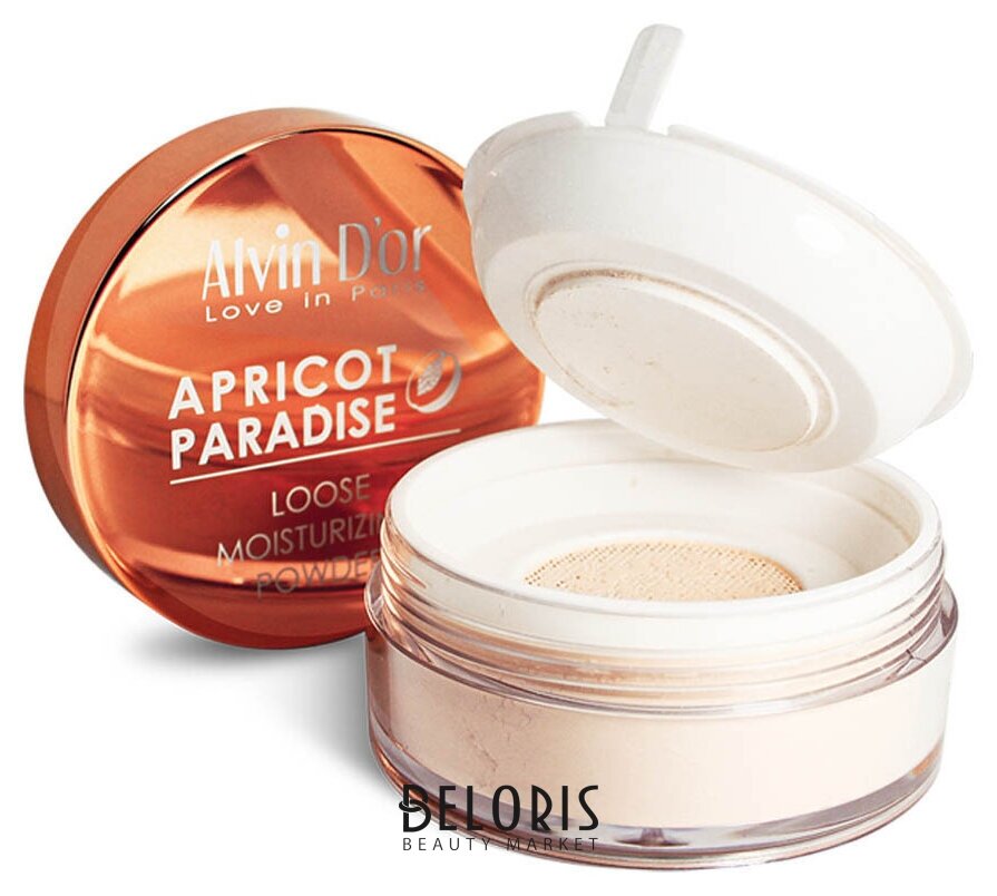 Пудра рассыпчатая Moisturizing Apricot Paradise Alvin D’or