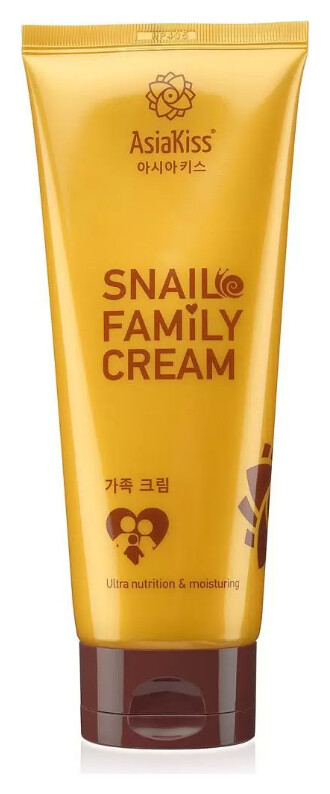 Крем универсальный для всей семьи с экстрактом слизи улитки Snail ак501   AsiaKiss