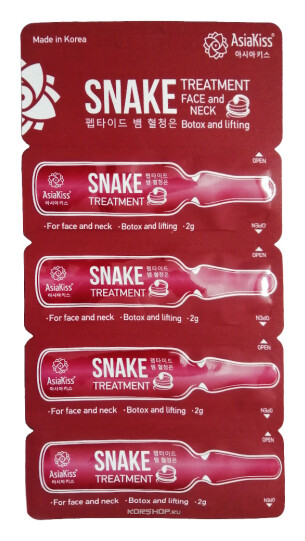 Сыворотка со змеиным ядом "Snake treatment"  AsiaKiss