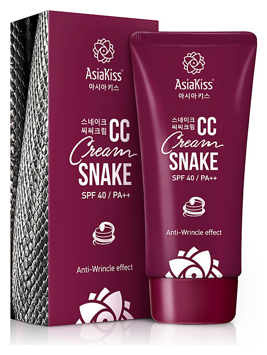 CC-крем для лица со змеиным пептидом  AsiaKiss