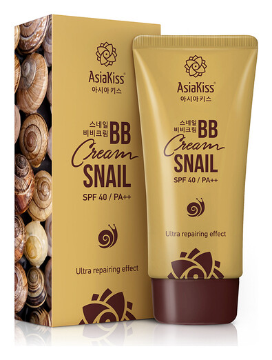 ВВ крем с экстрактом муцина улитки  AsiaKiss