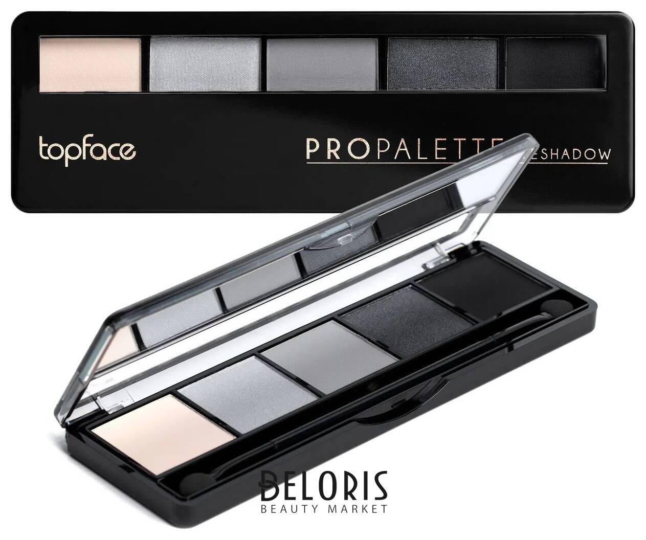 Палитра для век пять оттенков Pro Palette TopFace