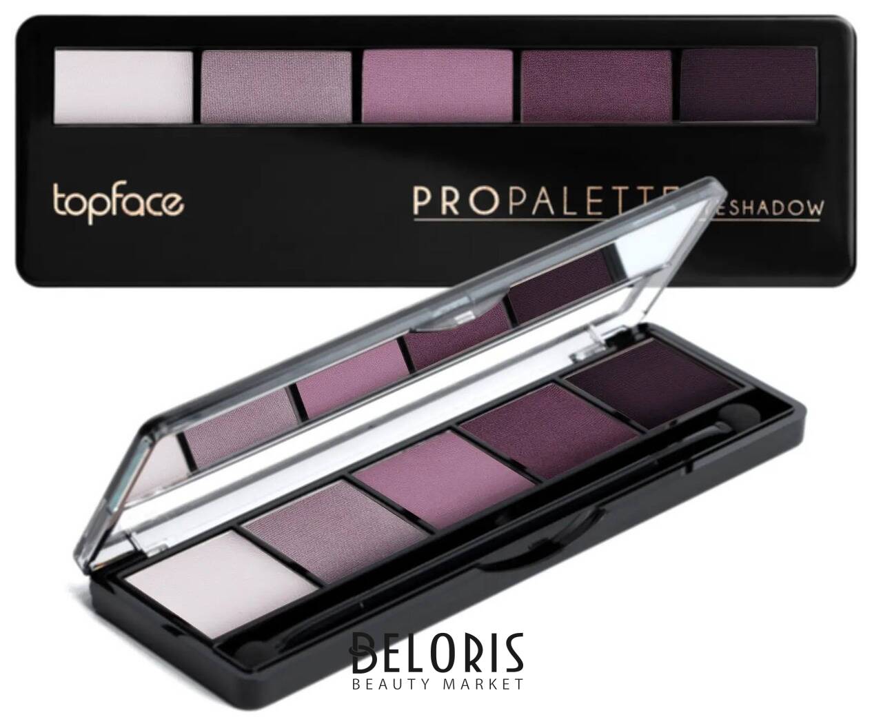 Палитра для век пять оттенков Pro Palette TopFace