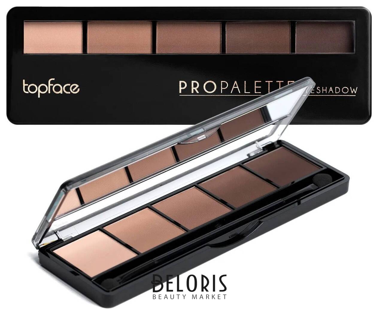 Палитра для век пять оттенков Pro Palette TopFace