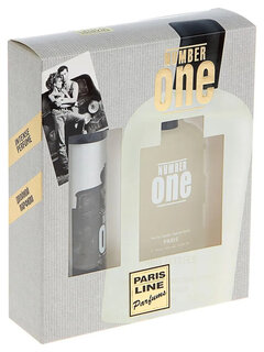 Набор мужской Number One, Туалетная вода, 100 мл + дезодорант, 150 мл Paris Line Parfums