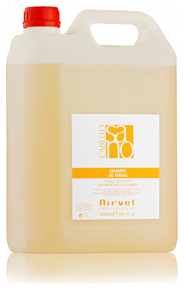 Шампунь для глубокого очищения Shampoo Herbal  Nirvel