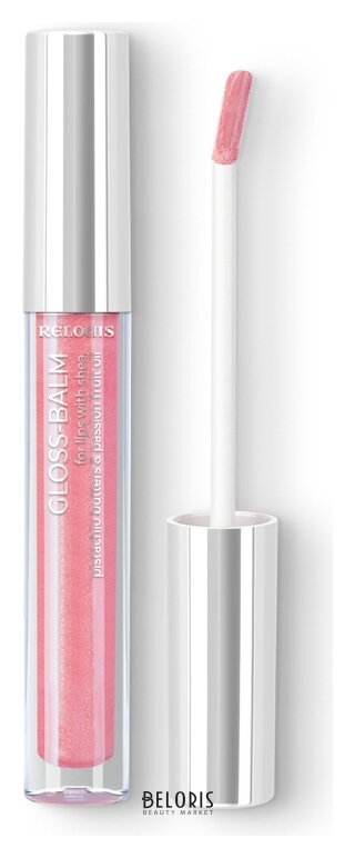 Блеск-бальзам для губ c маслами ши, фисташки и маракуйи Relouis