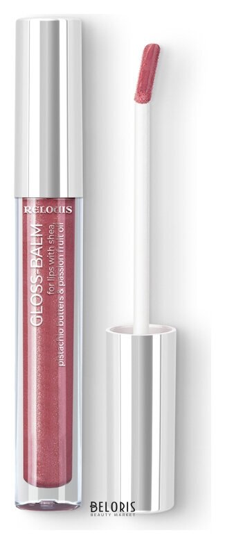 Блеск-бальзам для губ c маслами ши, фисташки и маракуйи Relouis