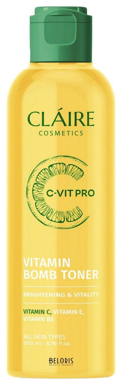 Тонер с-vit pro Vitamin Bomb Claire Cosmetics