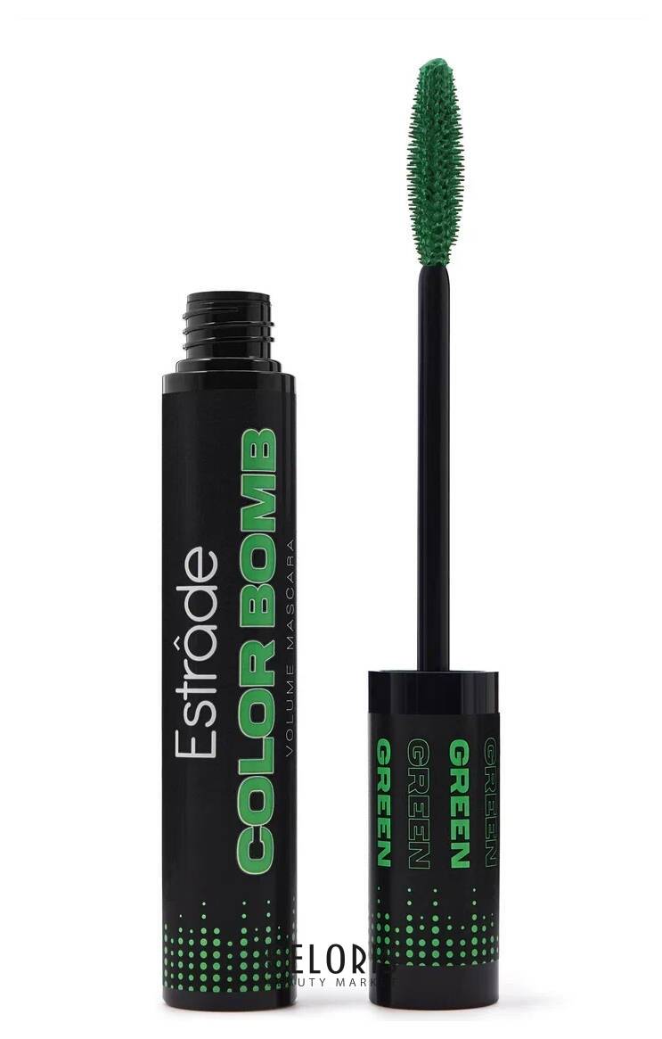 Цветная тушь для ресниц с эффектом объема Color Bomb Estrade
