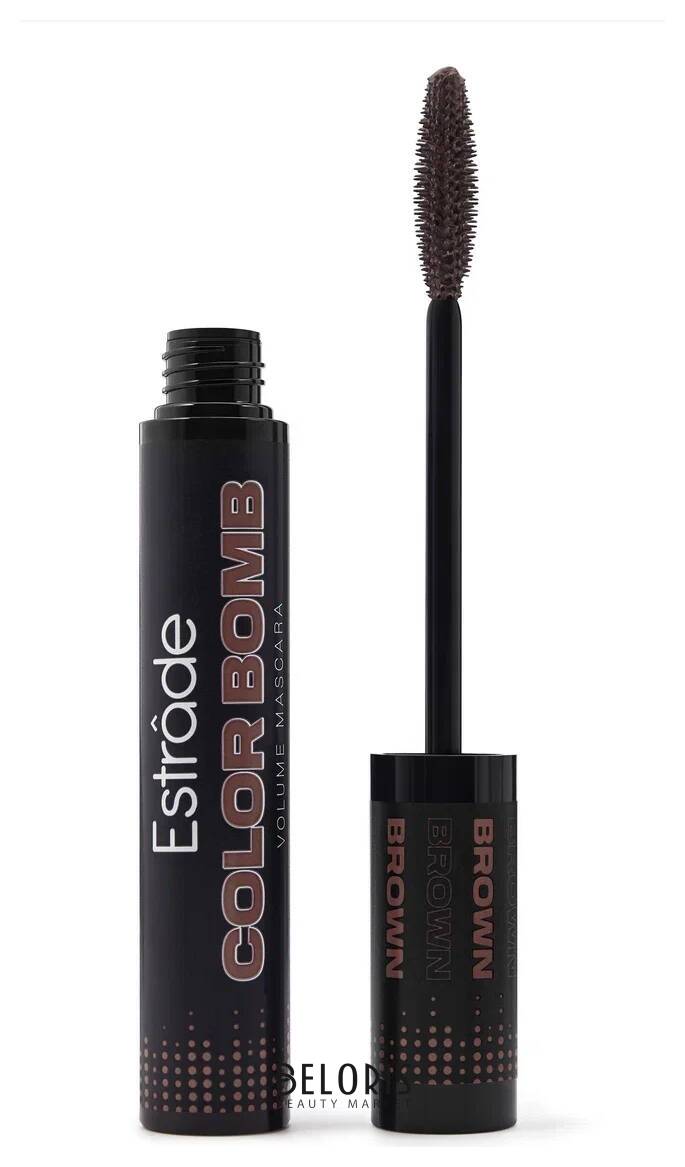Цветная тушь для ресниц с эффектом объема Color Bomb Estrade