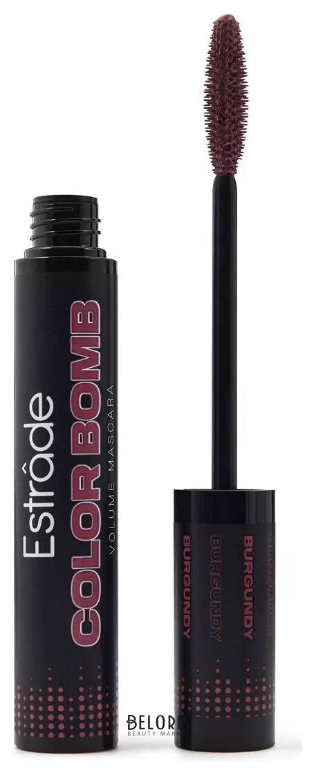 Цветная тушь для ресниц с эффектом объема Color Bomb Estrade