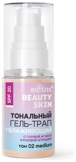 Тональный гель-трап Увлажняющий с голубой агавой и розовой опунцией  Белита - Витэкс