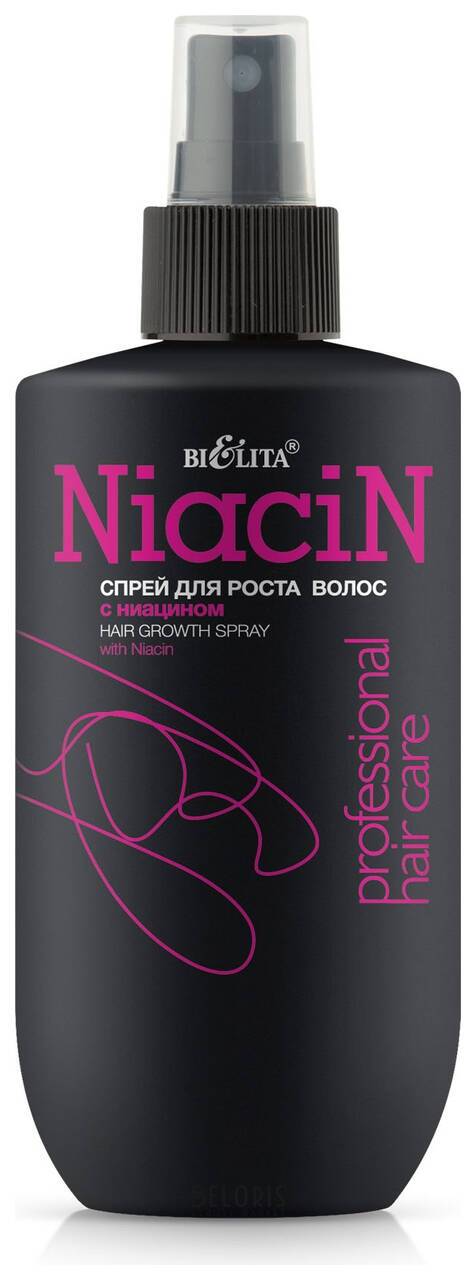 Спрей для роста волос с ниацином Professional Hair Care Белита - Витекс Professional Hair Care