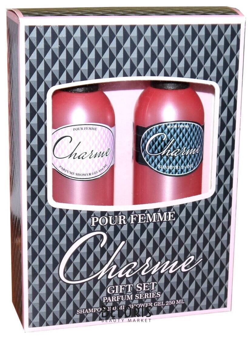 Подарочный набор женский Charme Шампунь 250 мл + гель для душа 250 мл Festiva