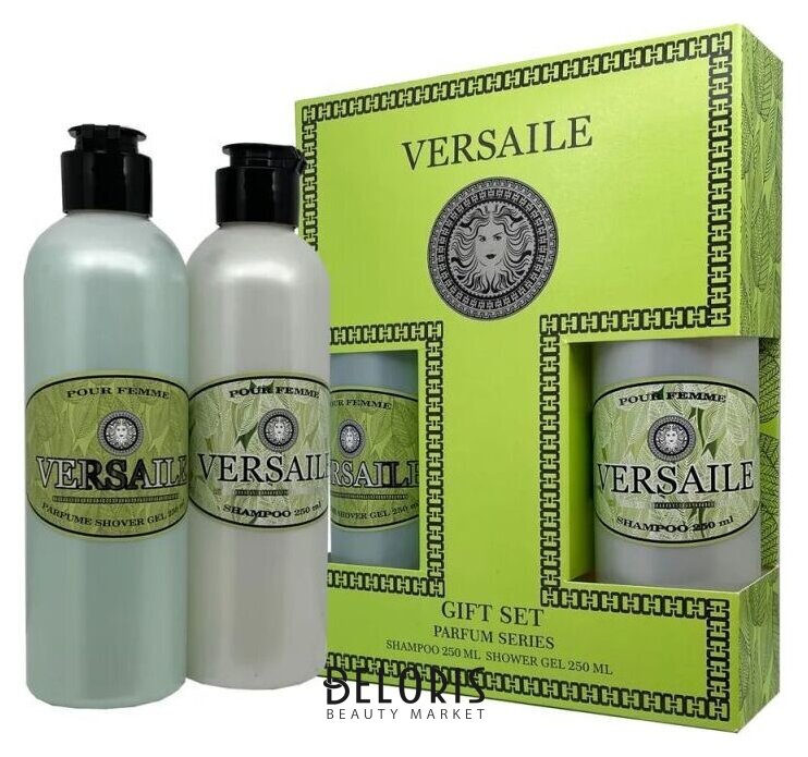 Подарочный набор женский Versaile Шампунь 250 мл +гель для душа 250 мл Festiva