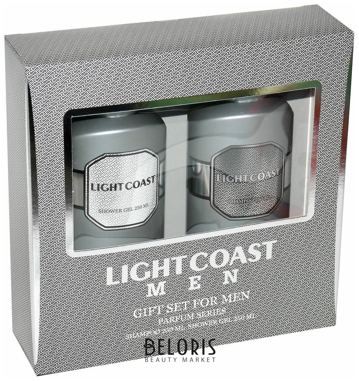 Подарочный набор для мужчин Light Coast Men Шампунь 250 мл + гель для душа 250 мл Festiva