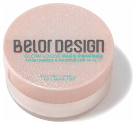Пудра рассыпчатая сияющая для лица Belor Design