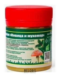 Бальзам-крем монастырский Мухомор Живица, чага и кордицепс, 40 мл Кавказский целитель