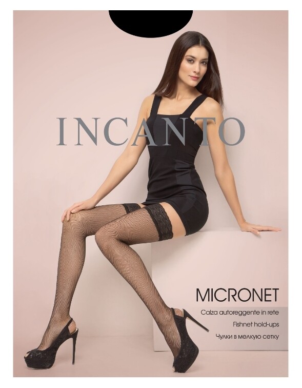 Чулки в сетку женские Micronet Calze Incanto