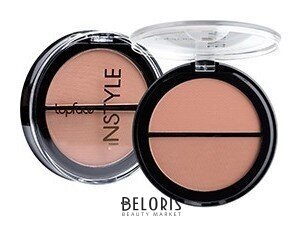 Двойные матовые румяна для лица Twin Blush РТ353 TopFace