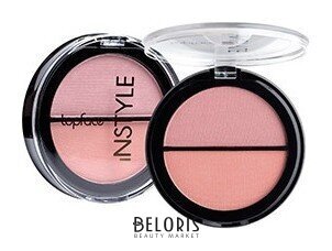 Двойные матовые румяна для лица Twin Blush РТ353 TopFace