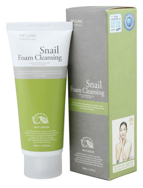 Пенка для умывания с улиточным муцином Snail Foam Cleansing отзывы