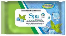 Влажные салфетки Spa Freshness с охлаждающим эффектом BioCos