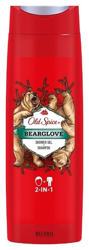 Гель для душа 2в1 Bearglove Old Spice